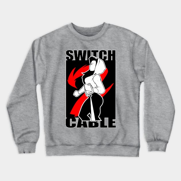 Switch 2 Cable Crewneck Sweatshirt by Spikeani